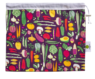 Sac a salade Aubergine - Sacasalades by Arminé