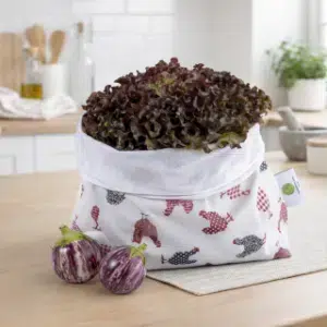Sac à salades Cot Cot reutilisable en coton - Sacasalades by Arminé