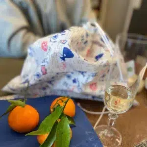 Sac à salades réutilisable en tissu Eiffel France - Sacasalades by Arminé