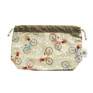 Sac à pain réversible bicyclette - Sacasalades by Arminé