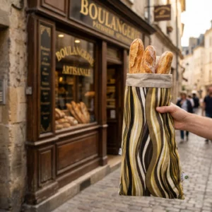 Sac à pain de transport baguette Ondy Sac à salades by Arminé
