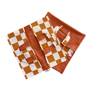 Sac à plats réversible en tissu Damier Vuitontchik - Sacasalades by Arminé