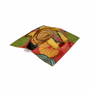 Sac à plats Spirales Rouge - Réversible