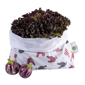 Sac à salades Cot Cot en coton réutilisable - Sacasalades by Arminé