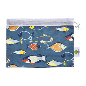 Sac à salade Poisson Bleu - Sacasalades by Arminé
