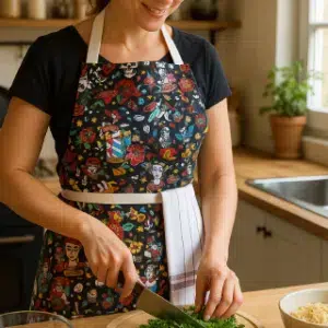 Tablier adulte Tatoo Sacasalades by Arminé - Tablier de cuisine