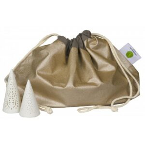Sac à pain - Panier réversible - Doré