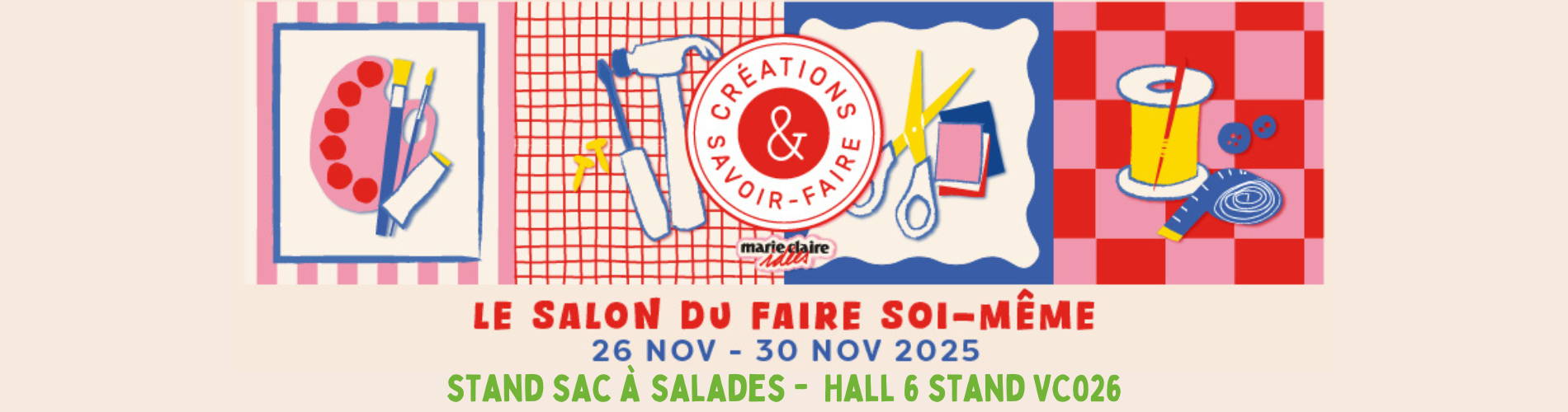 Salon création et savoir faire - Sacasalades by Arminé